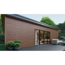 C-Clad Capped Composite Woodgrain Effect Cladding Board 21mm X 150mm X 3.6m - All Colours -Build4less Shop Walnut Large