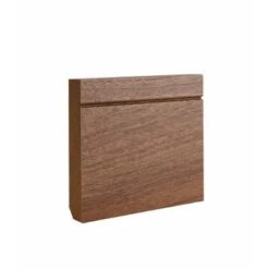 Walnut Prefinished Shaker Skirting - 145mm X 16mm X 3.6m (Pack Of 4)