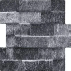 Spectrum St Moritz Wall Cladding (12 Per Pack) - Black