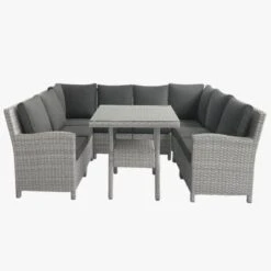 Baret 8 Seater Modular Rattan Dining Set