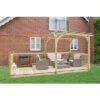 Ultima Pergola And Patio Decking Kit - 2.4 X 4.9m