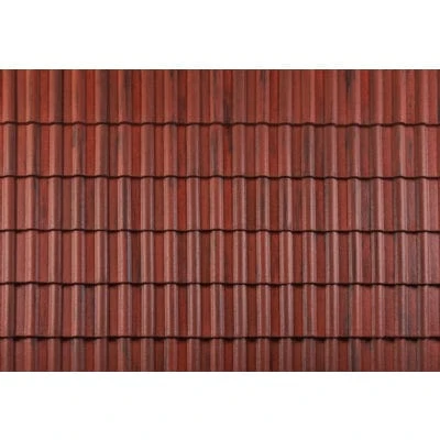 RUSSELL Double Roman Roof Tile - Cottage Red (Band Of 32) 1 RUSSELL Double Roman Roof Tile - Cottage Red (Band Of 32)
