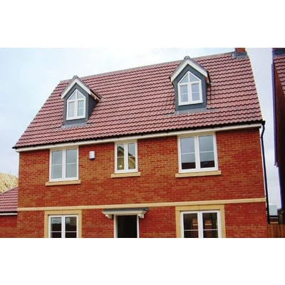 RUSSELL Double Roman Roof Tile - Cottage Red (Band Of 32) 2 RUSSELL Double Roman Roof Tile - Cottage Red (Band Of 32) - Image 2