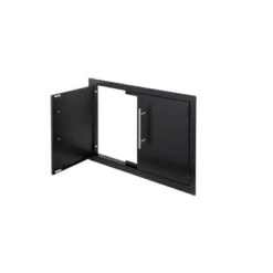 Sunstone Matte Black Double Vertical Door