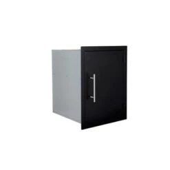 Sunstone Matte Black Vertical Dry Storage With Shelf