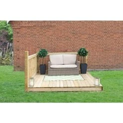 Patio Decking Kit - 2.4m X 2.4m (Treated Timber)