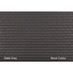 RUSSELL Plain Roof Tile - Slate Grey (Band Of 10)