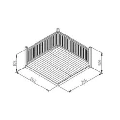 Patio Decking Kit - 2.4m X 2.4m (Treated Timber) -Build4less Shop Webp.net resizeimage 88