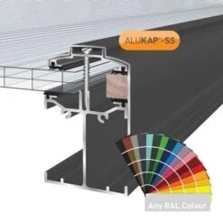 Alukap-SS Low Profile Gable Bar - Full Range -Build4less Shop akss350p 01i