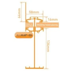 Alukap-SS High Span Wall Bar - Full Range -Build4less Shop akss510b 01t