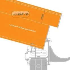 Alukap-SS High Span Gable Bar - Full Range -Build4less Shop akss550b 03t