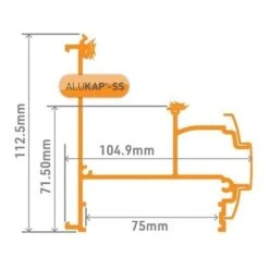 Alukap-SS Wall & Eaves Beam - Full Range -Build4less Shop akss620b 01t