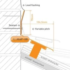 Alukap-XR Top Wall Flashing - All Sizes -Build4less Shop akx903b 01t b3273c3e 02d4 4162 94a5 fc4cb33a1c95