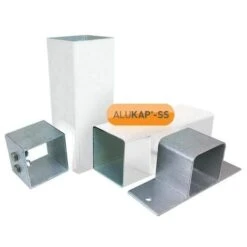 Alukap-SS Complete Post & Bracket Kit 3000mm - All Colours -Build4less Shop alukap ss complete post bracket kit 3000mm
