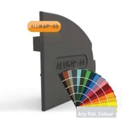 Alukap-SS Wall & Eaves Beam Endcap RH - All Colours -Build4less Shop alukap ss end cap right side pc v1.01 c 1