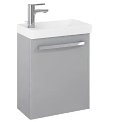 Aquatrend 455mm Wall Hung Base Unit & Basin - All Colours 11 Aquatrend 455mm Wall Hung Base Unit & Basin - All Colours -Build4less Shop aquatrend 455 gloss grey
