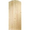 Ledged & Braced Arched Top External Pine Gate