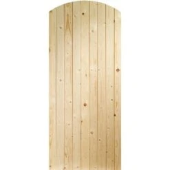 Ledged & Braced Arched Top External Pine Gate
