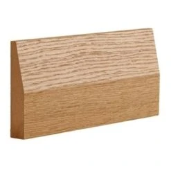 Oak Prefinished Half Splayed Architrave - 90mm X 16mm X 2100mm (Pack Of 5)