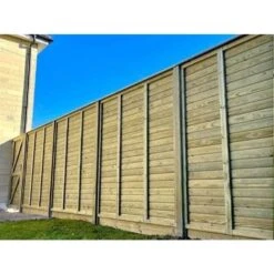 Level Top Tongue And Groove Effect Fence Panel Horizontal Panels - All Sizes -Build4less Shop backofHorizontalTongueandGrooveFencePanels