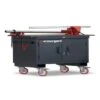 Mobile Tuffbench, Wooden Top, 4 In Chain Vice And 6 In Engineers Vice BH1270-VF, All Fitted