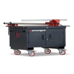 Mobile Tuffbench, Wooden Top, 4 In Chain Vice And 6 In Engineers Vice BH1270-VF, All Fitted