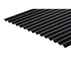Cladco Corrugated 13/3 Profile Polyester Paint Coated 0.5mm Metal Roof Sheet (Black) - All Sizes