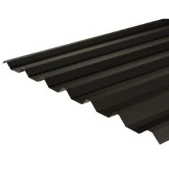 Cladco 34/1000 Box Profile PVC Plastisol Coated 0.7mm Metal Roof Sheet (Anthracite) - All Sizes