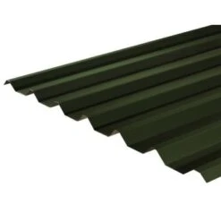 Cladco 34/1000 Box Profile PVC Plastisol Coated 0.7mm Metal Roof Sheet (Juniper Green) - All Sizes