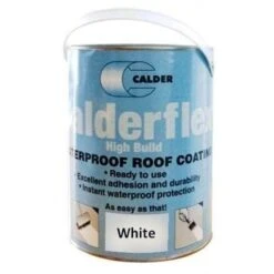 Flex High Build - Waterproof Roof Coating 5Kg - All Colours (Box Of 4) -Build4less Shop calderflexwhite