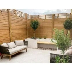 Canterbury Fence Panel - 1.83m X 1.83m -Build4less Shop canterburycombifencepanel