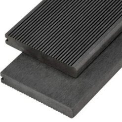 Cladco WPC Reversible Composite Bullnose Decking Board 150mm X 25mm X 4m - All Colours