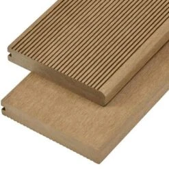 Cladco WPC Reversible Composite Bullnose Decking Board 150mm X 25mm X 4m - All Colours -Build4less Shop cladco wpcst40b composite decking bullnose board teak 400x400 6c216399 a1e0 4401 aca6 ea42f4747e54