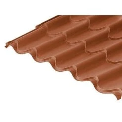 Cladco Tileform 41/1000 Tile Profile 0.6mm Mica Coated Sheet (Copper Brown) - All Sizes