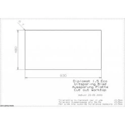 Diplomat Eco SV 1.5 Bowl Stainless Steel Kitchen Sink -Build4less Shop diplomat 1 5 eco cut out 1