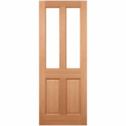 Malton Hardwood M&T 2 Double Glazed Clear Light Panels External Doors - All Sizes