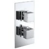Aqua Cube Concealed Chrome Thermostatic Shower Valve