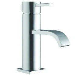 Aqua Gemini Chrome Basin Mixer Tap W/ Click-Clack Waste