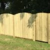 Convex Top Featherboard Fence Panel - All Sizes