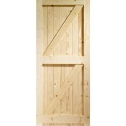 Framed Ledged & Braced External Pine Gate Or Shed Door