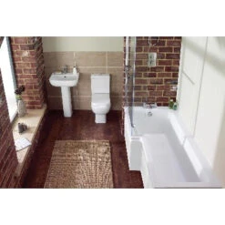 Aqua Blok L Bath Set - Left Handed -Build4less Shop frontline aqua blok l right hand bath with bath screen and panel 1700 x 850mm ls 40e6b574 dc64 4e65 b20b a9658ed8061d