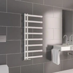 Aqua Aria Designer Towel Rail - All Colours