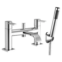 Aqua Gemini Chrome Bath Shower Mixer