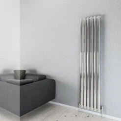 Moda Vertical Aqua Steel Radiator (Single) - All Sizes