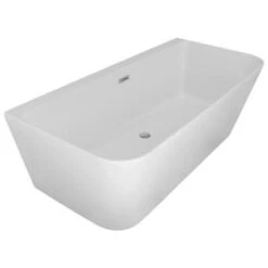 Aqua Mono Back To Wall Luxury Freestanding Bath - 1700mm X 800mm -Build4less Shop frontline si806343