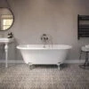 Aqua Wentworth Freestanding Double Ended Bath - 1700 X 750mm