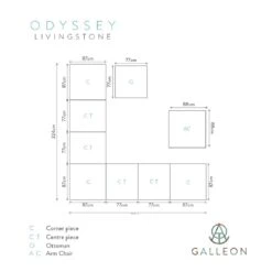 Livingstone Scuro - 7 Seater Sofa Set With Armchair & Footstool -Build4less Shop gf g o ld4 ss 2