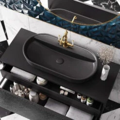 Aqua Glam Babbette 620mm Counter Top Basin - All Colours -Build4less Shop glam inset 1