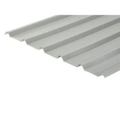Cladco 32/1000 Box Profile PVC Plastisol Coated 0.7mm Metal Roof Sheet (Goosewing Grey) - All Sizes