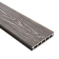 Triton WPC Double Faced Decking Board 148mm X 25mm X 3m - All Colours -Build4less Shop grey double faced decking plank 1
